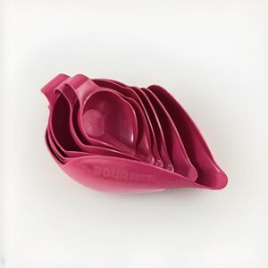 Pourfect Randy Kaas Mixing Bowl Set Dyce USA Nesting Pour Spout Pink 6pc Lot